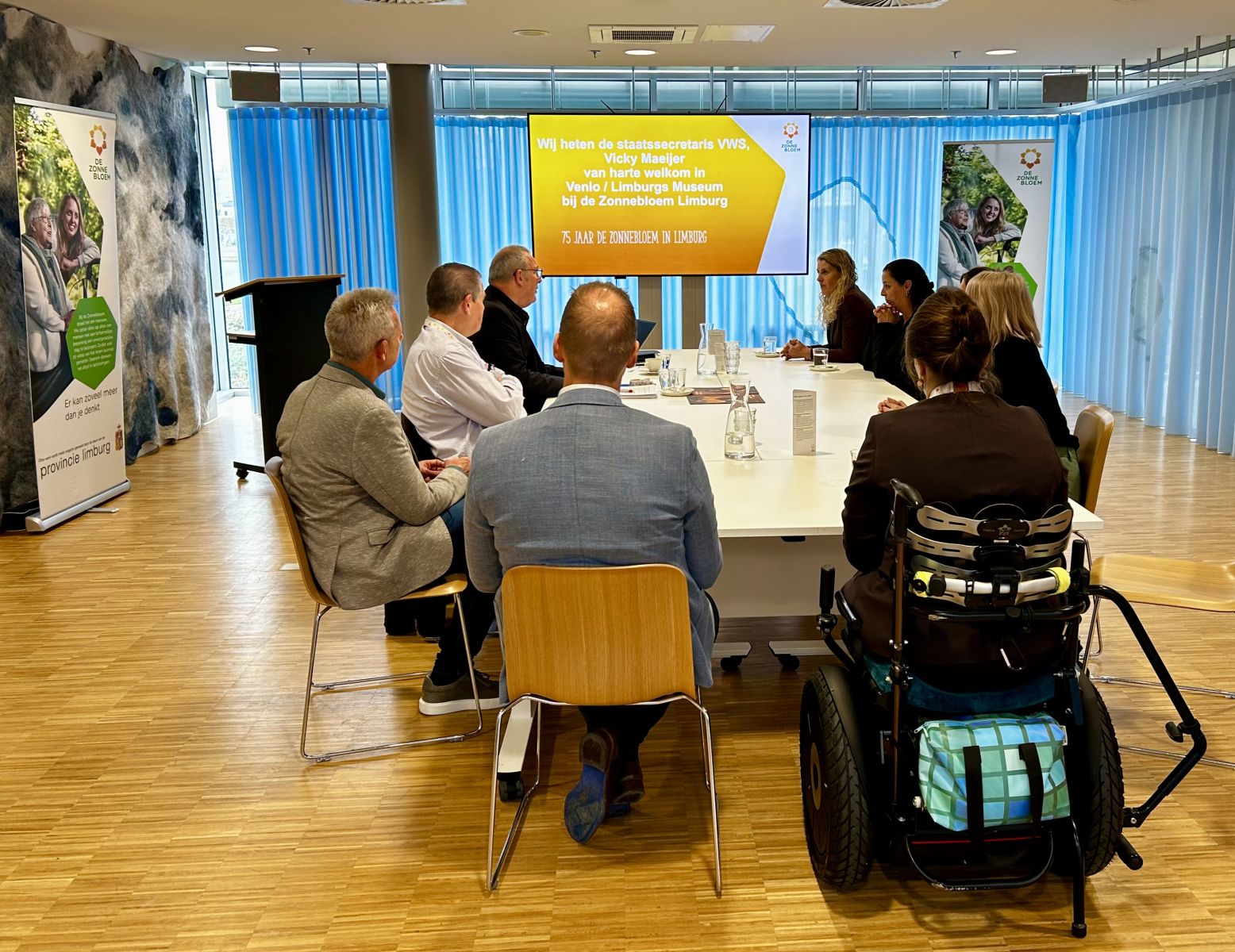 Persbericht van Nationale Vereniging de Zonnebloem gemeentelijke afdeling Groot Venlo.